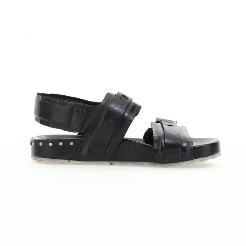 Black A.S.98 Evelyn Women's Sandals | CA-NWYZL-3018