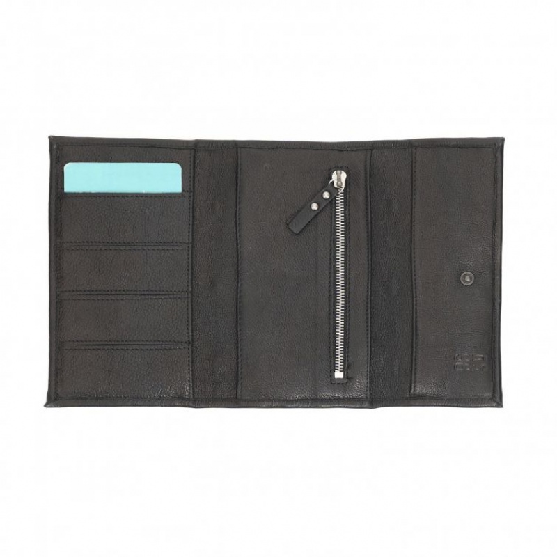 Black A.S.98 Fitz Unisex Wallets | CA-WNBDX-5972