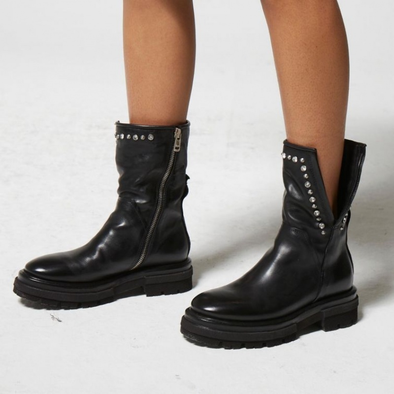 Black A.S.98 Heavenlux Women's Ankle boots | CA-OJRBK-2976