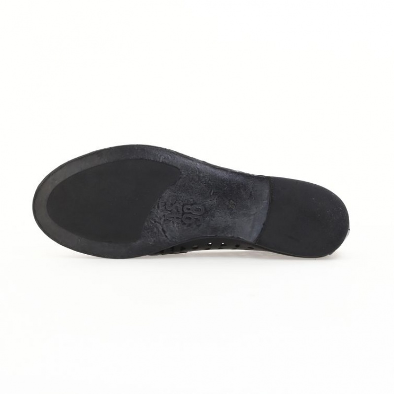 Black A.S.98 Jacklyn Women's flat shoes | CA-KYFCW-6013