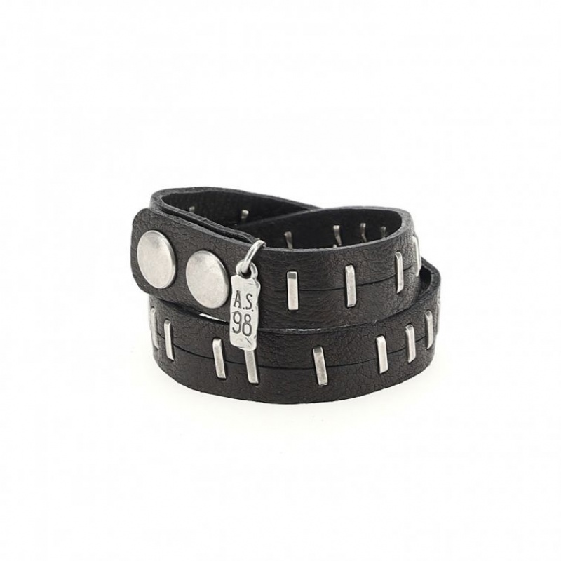 Black A.S.98 Jamey Unisex Bracelet | CA-NOKQU-1235