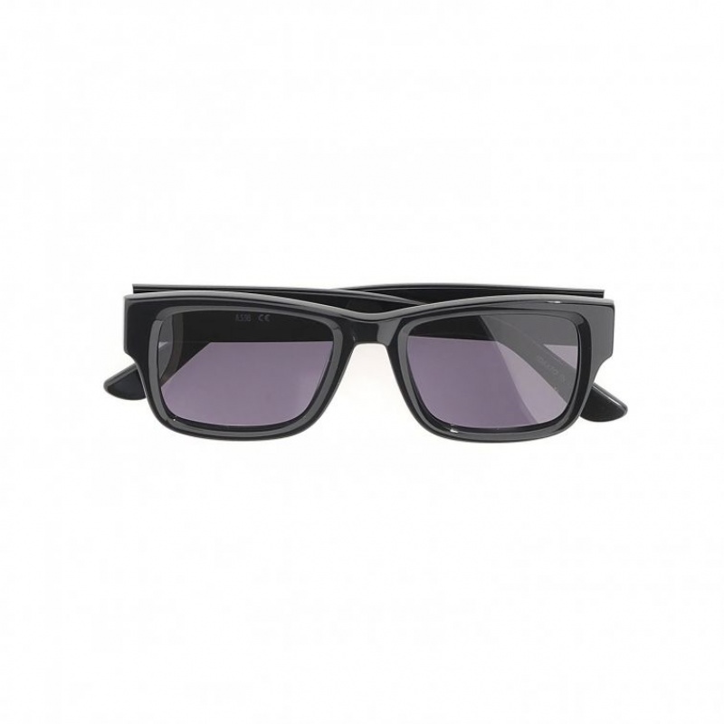 Black A.S.98 Lars Women's Sunglasses | CA-RVOBK-9203