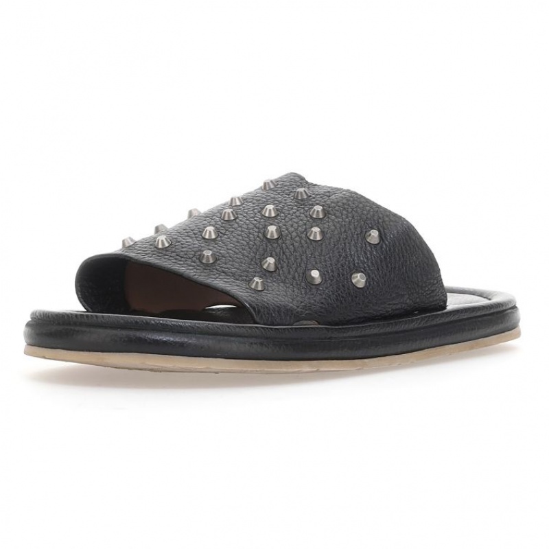 Black A.S.98 Mayson Men's Sandals | CA-XAKGU-6258