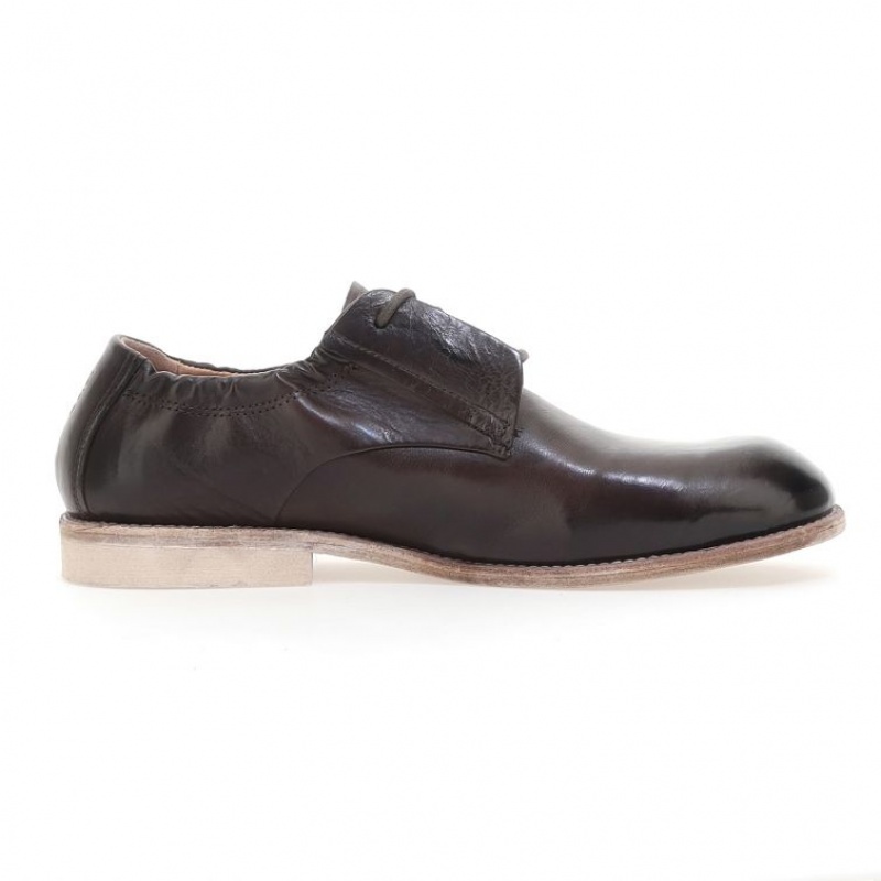 Black A.S.98 Oberon Men's flat shoes | CA-ADLTV-8315