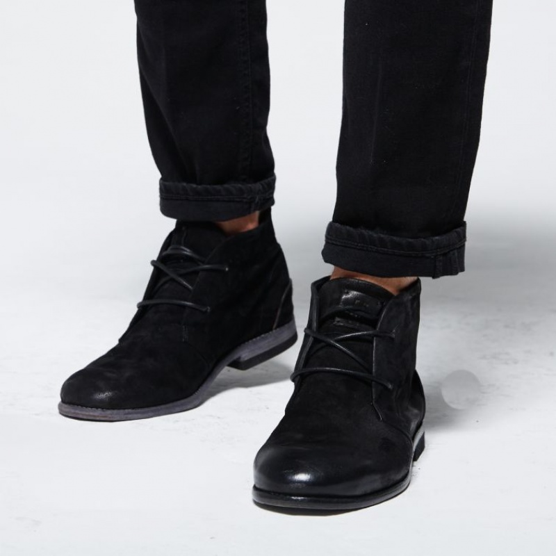 Black A.S.98 Oswin Men's Ankle boots | CA-NQJLF-7395