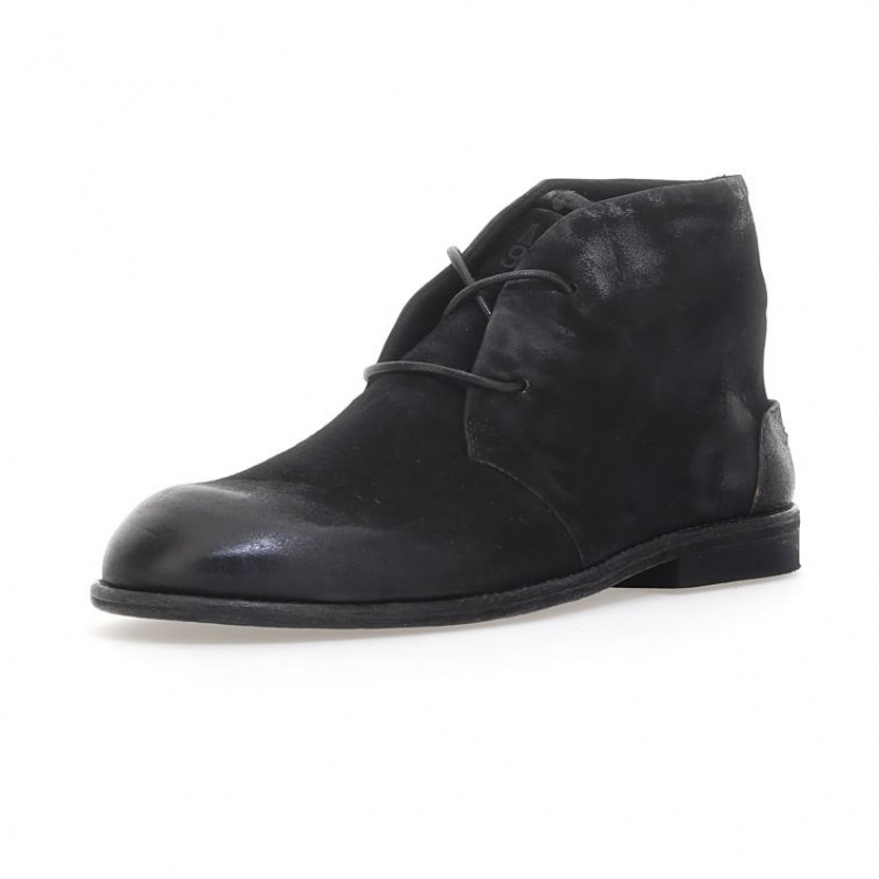 Black A.S.98 Oswin Men's Ankle boots | CA-NQJLF-7395