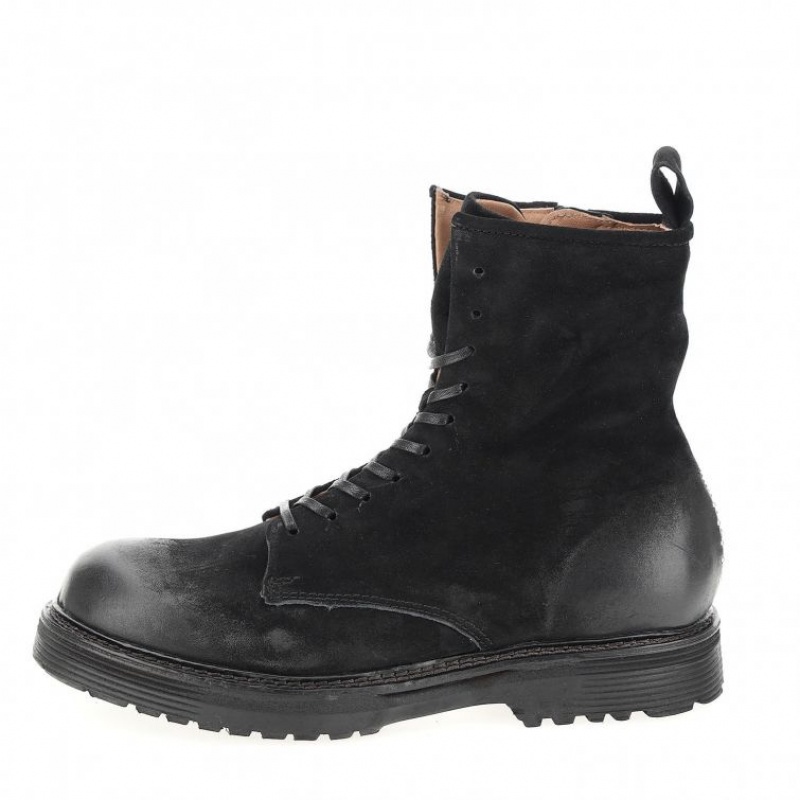 Black A.S.98 Repunk U32201 Men's Ankle boots | CA-DLXPT-6825