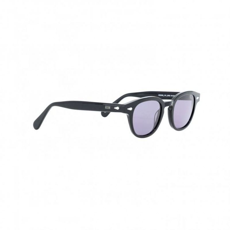 Black A.S.98 Rob Women's Sunglasses | CA-QWNOA-5079