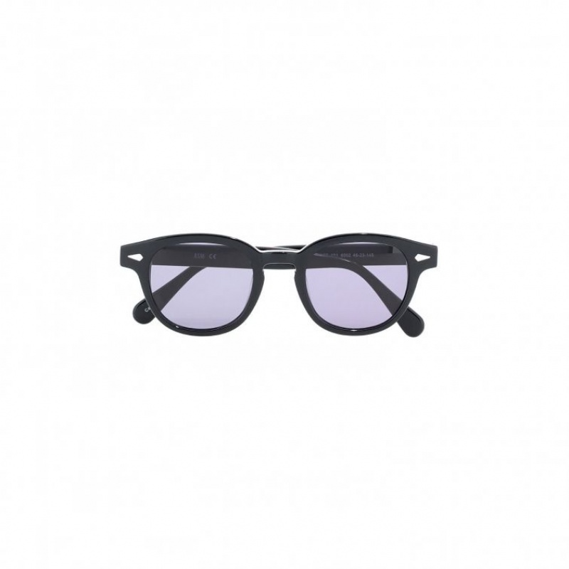 Black A.S.98 Rob Women's Sunglasses | CA-QWNOA-5079