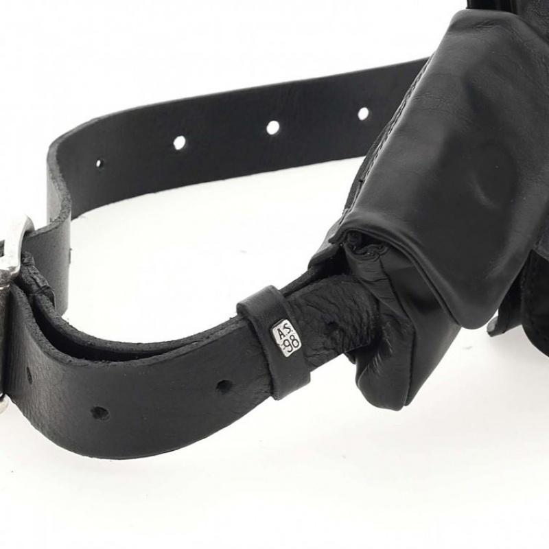 Black A.S.98 Roly Unisex Belts | CA-IELKP-4039