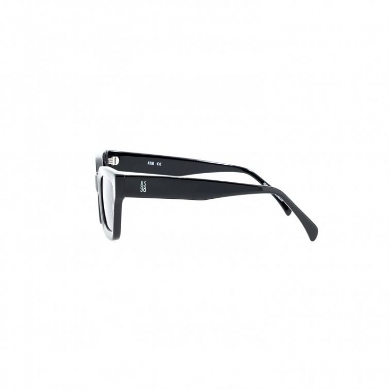 Black A.S.98 Ronnie Men's Sunglasses | CA-SJLBX-7380