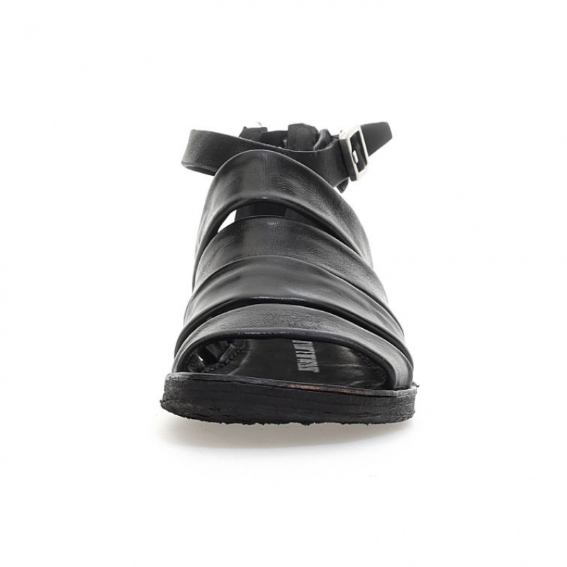 Black A.S.98 Ros Women's Sandals | CA-PNTQG-3906