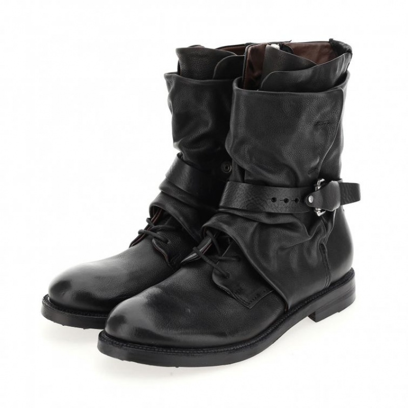 Black A.S.98 Samurai 347226 Men's Ankle boots | CA-SLMVG-0829