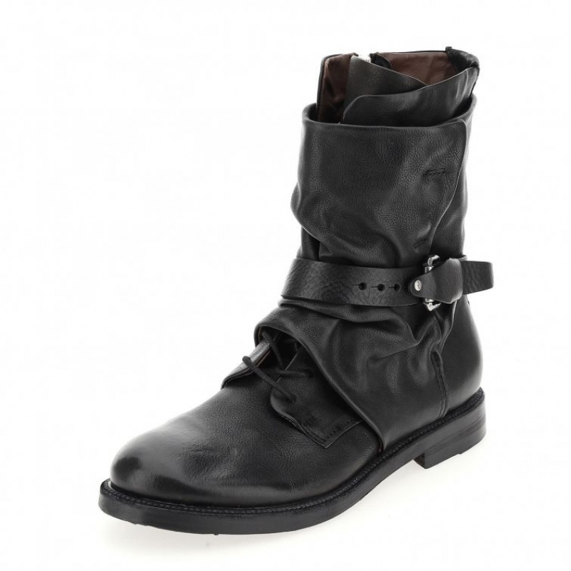 Black A.S.98 Samurai 347226 Men's Ankle boots | CA-SLMVG-0829