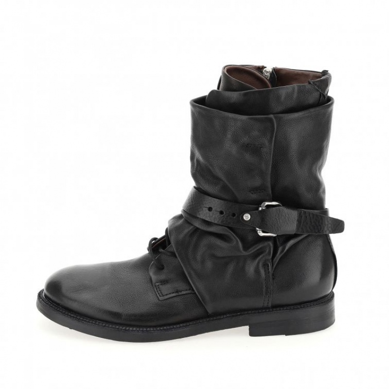 Black A.S.98 Samurai 347226 Men's Ankle boots | CA-SLMVG-0829