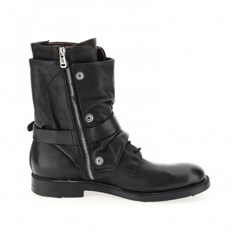 Black A.S.98 Samurai 347226 Men's Ankle boots | CA-SLMVG-0829