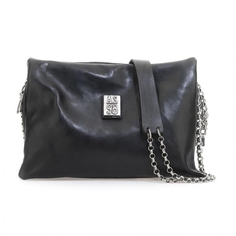 Black A.S.98 Tempesta Women's Bags | CA-XQYWM-1685