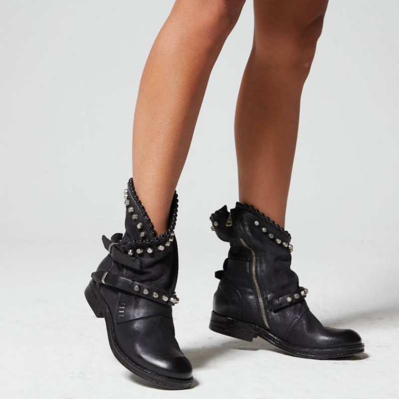 Black A.S.98 Verti 207239 Women's Ankle boots | CA-NTYEL-3217