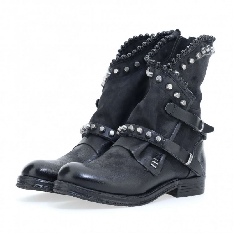 Black A.S.98 Verti 207239 Women's Ankle boots | CA-NTYEL-3217