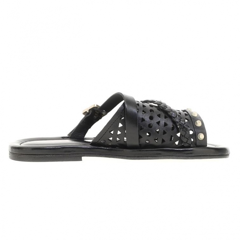 Black A.S.98 Yazmin Women's Sandals | CA-ERSFD-2930