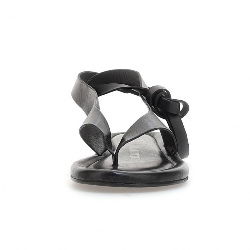 Black A.S.98 Yolanda Women's Sandals | CA-XIFMZ-7518