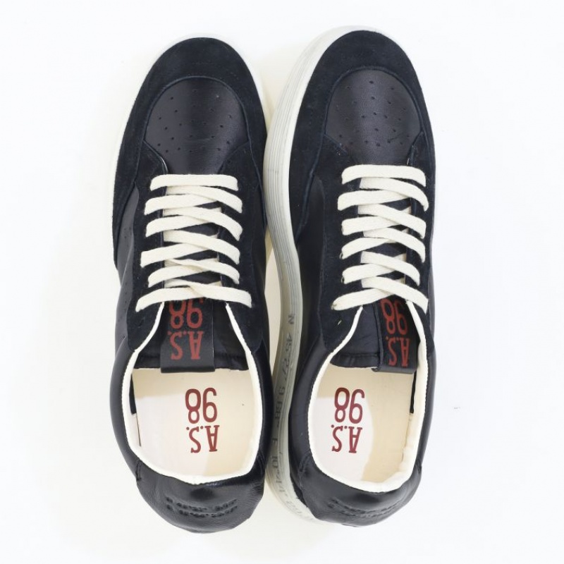 Black A.S.98 Yorik Men's Sneakers | CA-TVIUS-3891