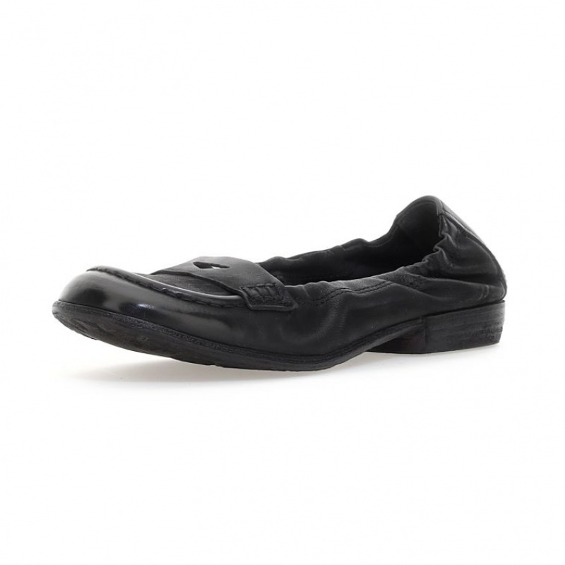 Black A.S.98 Zavia Women's flat shoes | CA-PBQRA-8436