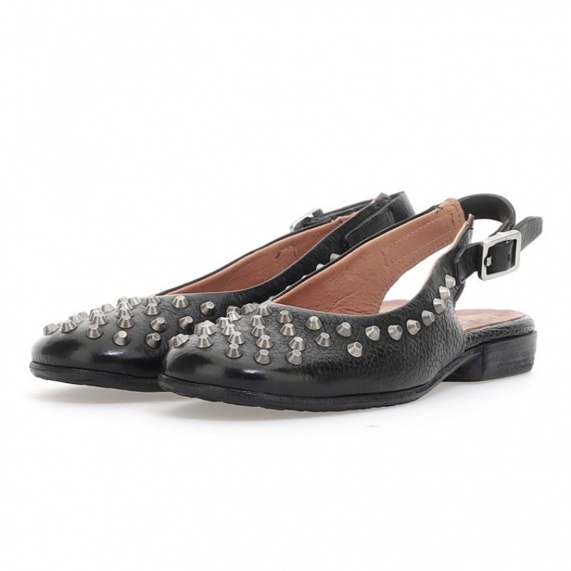 Black A.S.98 Zola Women's flat shoes | CA-YIALP-6819