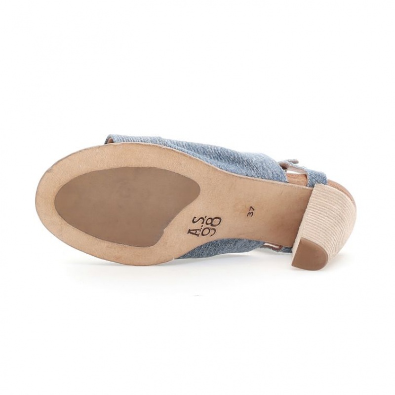 Blue A.S.98 Clarise Women's Sandals | CA-FYQKG-2047