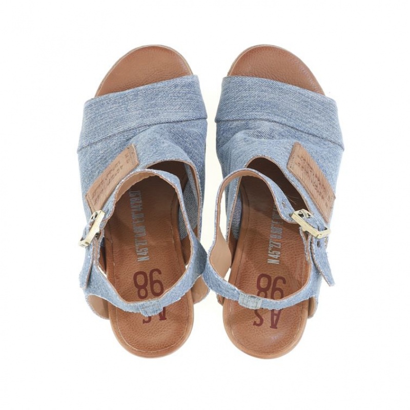 Blue A.S.98 Clarise Women's Sandals | CA-FYQKG-2047