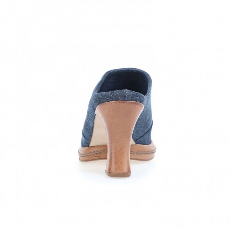 Blue A.S.98 Vannie Women's Mules | CA-GNDEA-4632