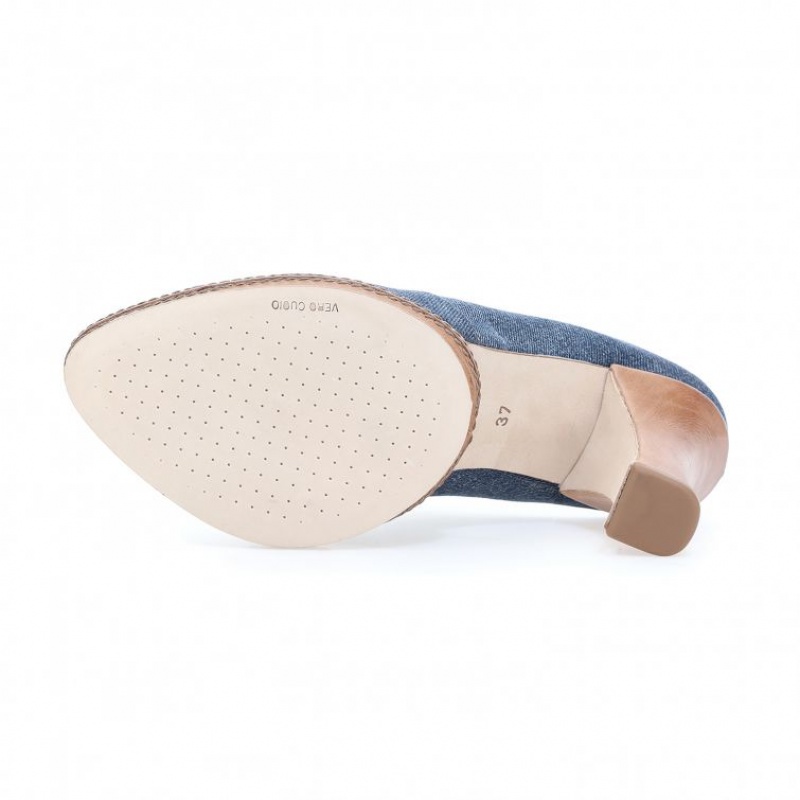 Blue A.S.98 Vannie Women's Mules | CA-GNDEA-4632