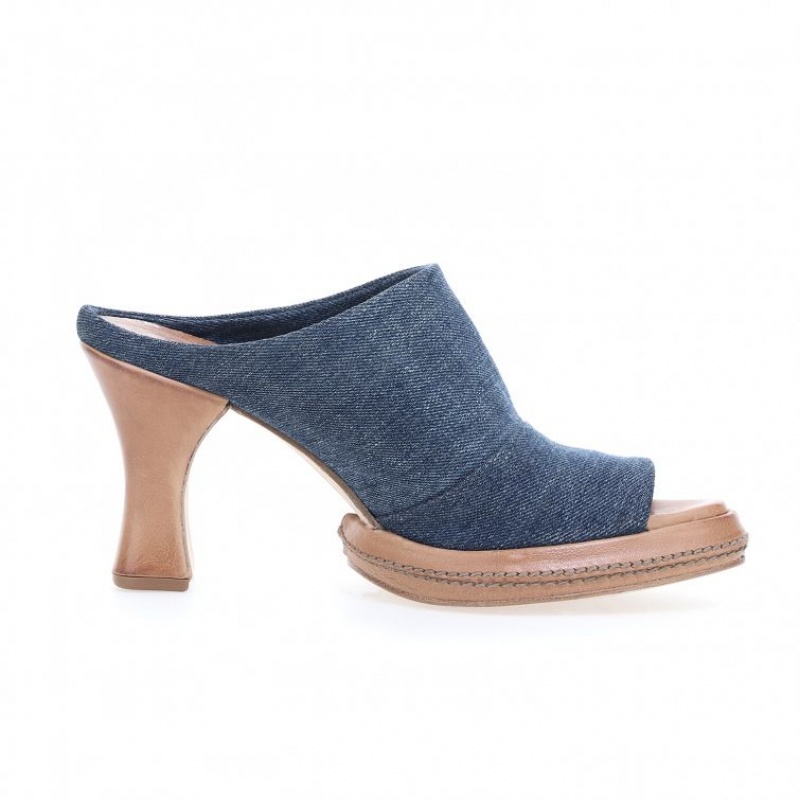 Blue A.S.98 Vannie Women's Mules | CA-GNDEA-4632