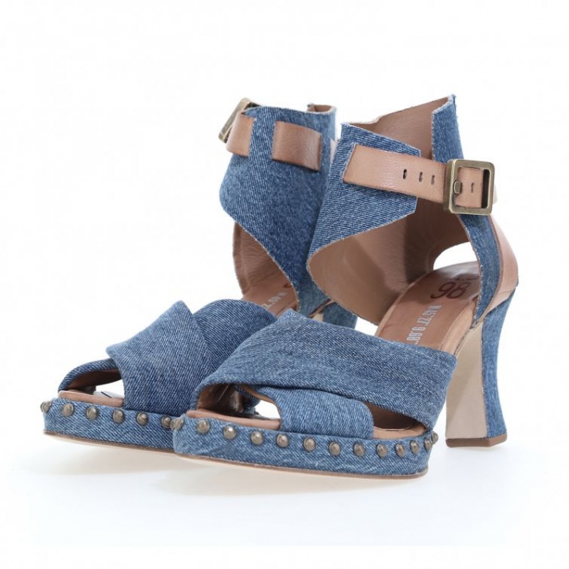 Blue A.S.98 Voni Women's Sandals | CA-DLUVN-0418