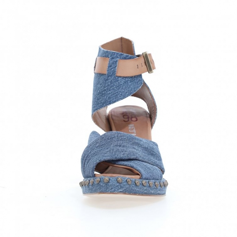 Blue A.S.98 Voni Women's Sandals | CA-DLUVN-0418