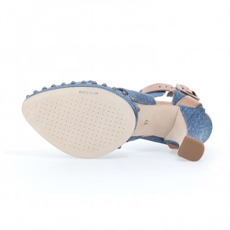 Blue A.S.98 Voni Women's Sandals | CA-DLUVN-0418