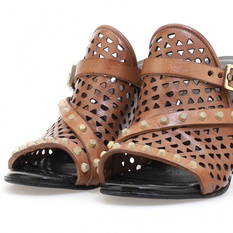 Brown A.S.98 Barbra Women's Sandals | CA-FMZGT-2154