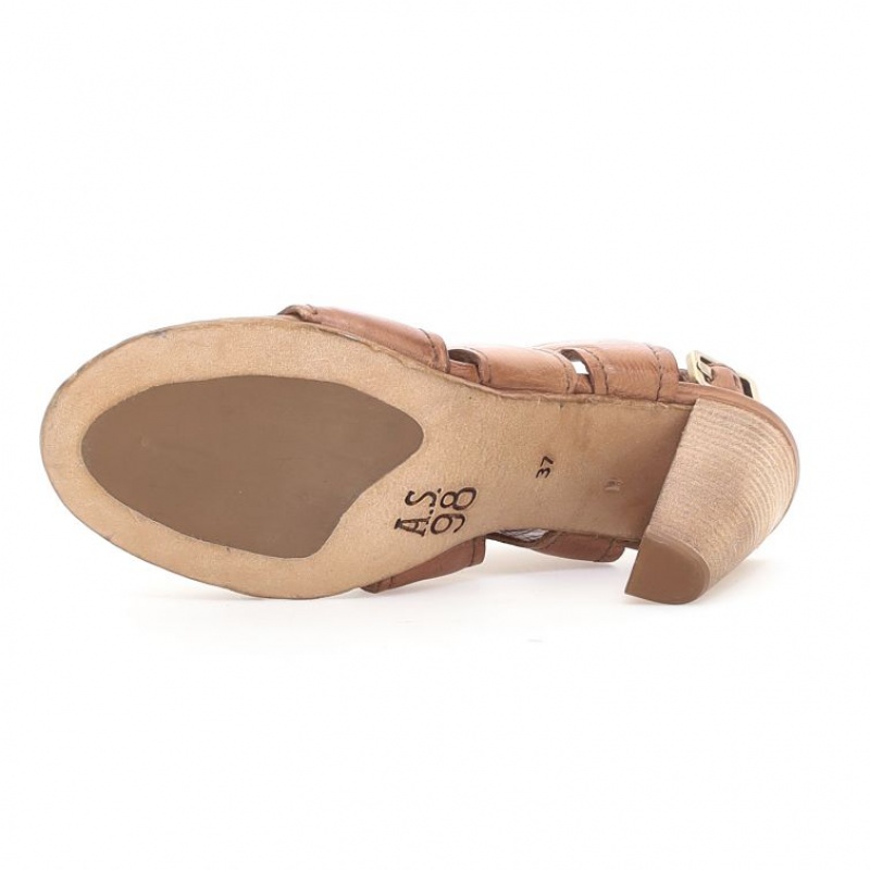 Brown A.S.98 Chastity Women's Sandals | CA-ANYTS-4896