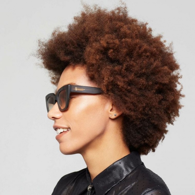 Brown A.S.98 Cliff Women's Sunglasses | CA-HEFBY-4180