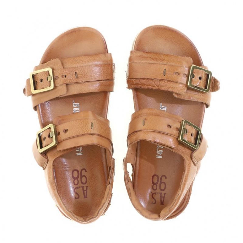 Brown A.S.98 Evelyn Women's Sandals | CA-DNWSA-3640