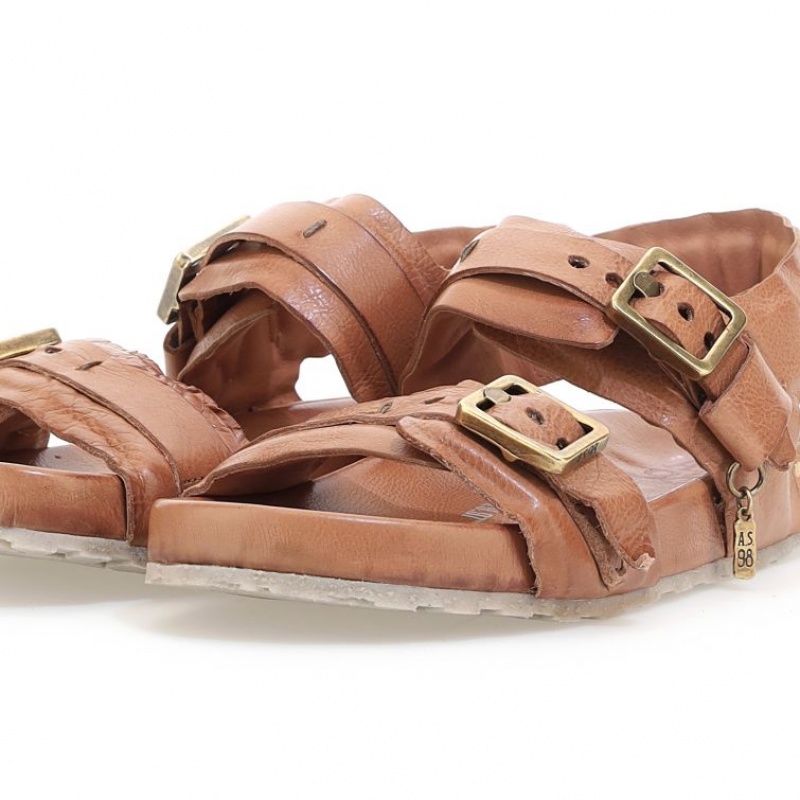 Brown A.S.98 Evelyn Women's Sandals | CA-DNWSA-3640