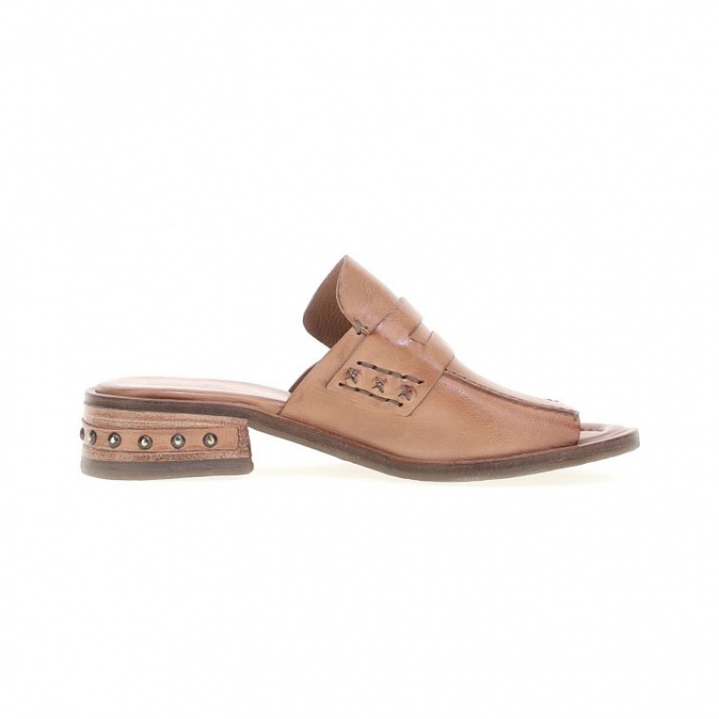 Brown A.S.98 Godfrey Women's Mules | CA-DZIHM-4273