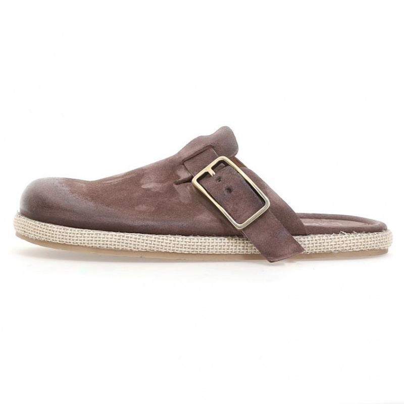 Brown A.S.98 Mules Mike Men's flat shoes | CA-VFHJW-8604