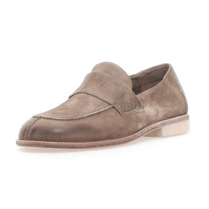 Brown A.S.98 Ogden Men's flat shoes | CA-NWKQU-3706