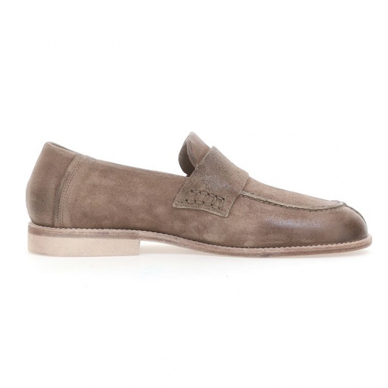 Brown A.S.98 Ogden Men's flat shoes | CA-NWKQU-3706