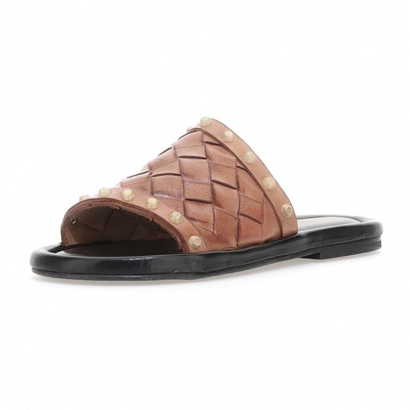 Brown A.S.98 Yasmin Women's Sandals | CA-QVRJS-3245