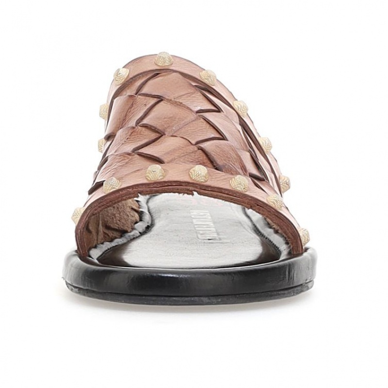 Brown A.S.98 Yasmin Women's Sandals | CA-QVRJS-3245