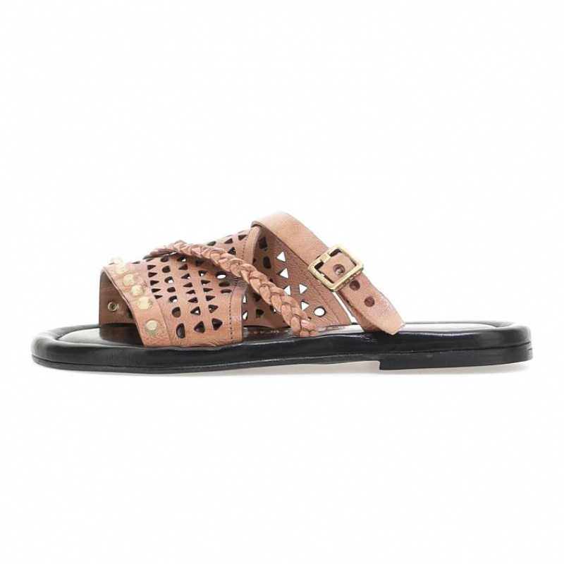 Brown A.S.98 Yazmin Women's Sandals | CA-XDLNK-5149