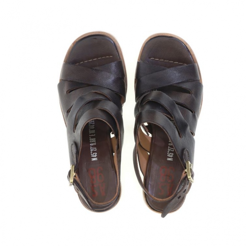 Chocolate A.S.98 Aislin Women's Sandals | CA-KHWYV-0512