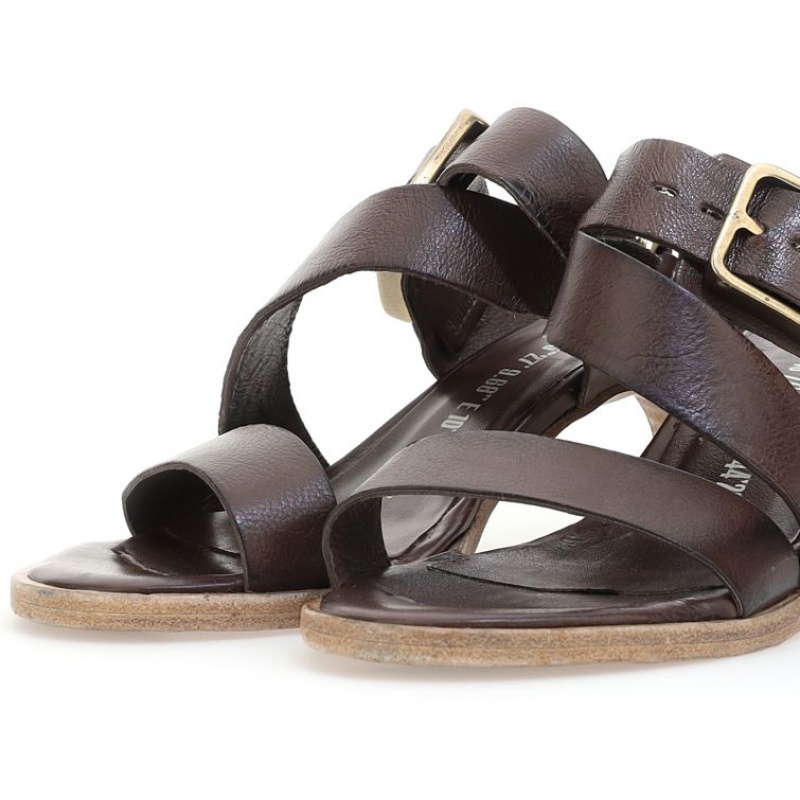 Chocolate A.S.98 Bernardine Women's Sandals | CA-PZQSY-9258